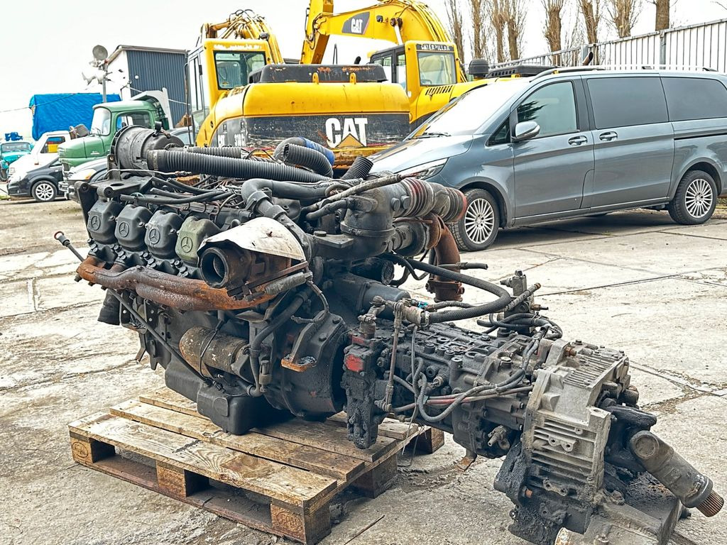 Motor para Camião Mercedes-Benz OM 442 V8 Engine (350HP) + Gearbox: foto 4