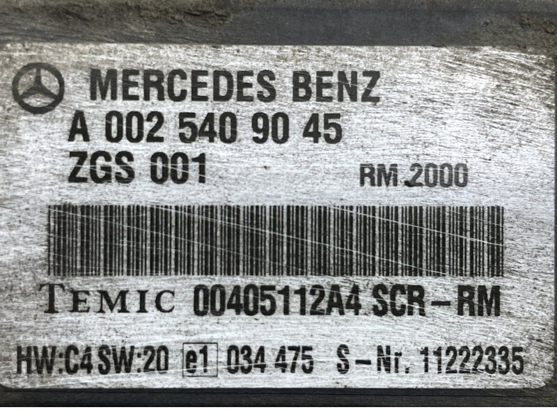 Centralina electrónica Mercedes-Benz SOLO SR M960 (01.07-): foto 5
