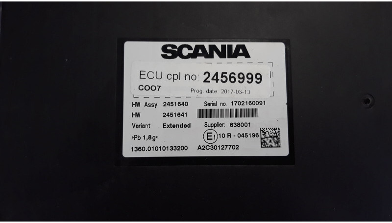 Peça de reposição para Camião Scania ECU DC1305 COO7 ignition with key: foto 3
