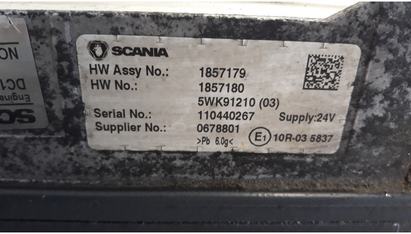 Peça de reposição para Camião Scania ECU DC1305 COO7 ignition with key: foto 5