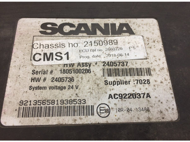 Centralina electrónica Scania R-Series (01.16-): foto 6