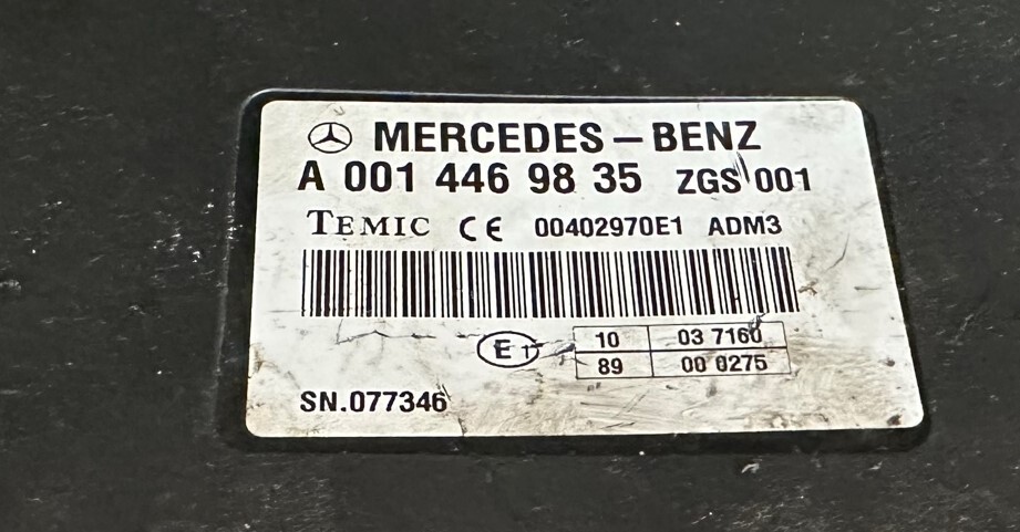 Centralina electrónica para Máquina de outro novo Temic Mercedes Unimog Ecu A0004469835: foto 2