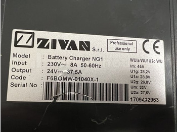 Sistema elétrico para Equipamento de movimentação Zivan F6BOMW-01040X-1 NG1 24V37.5A 230v sn. 1709412963 80A Rema battery connector: foto 3