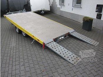 Reboque transporte de veículos Böckmann - Profi AH 3000kg 420cm geschlossener Boden Winde: foto 1