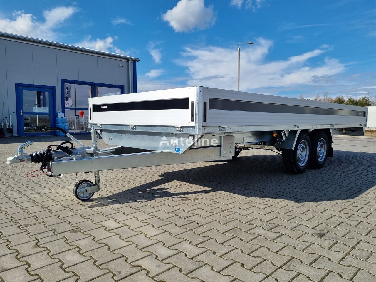 Reboque plataforma/ Caixa aberta novo Brenderup 5520 WATB 3,5T GVW 517x204 cm 5m long trailer platform: foto 9