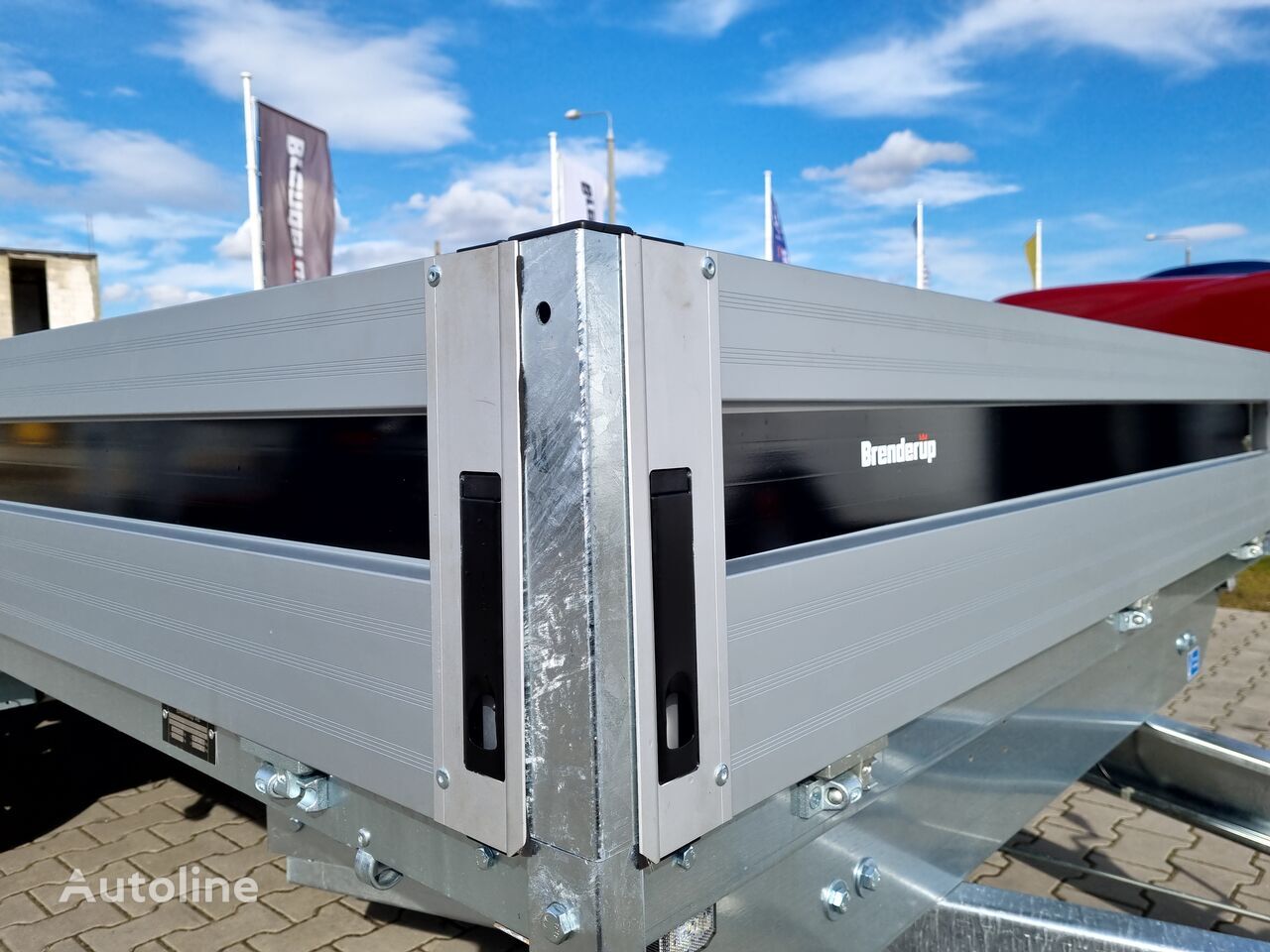 Reboque plataforma/ Caixa aberta novo Brenderup 5520 WATB 3,5T GVW 517x204 cm 5m long trailer platform: foto 16