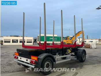 Reboque transporte de madeira novo EUROMIX 2A-CAT Wood Holztransport: foto 5