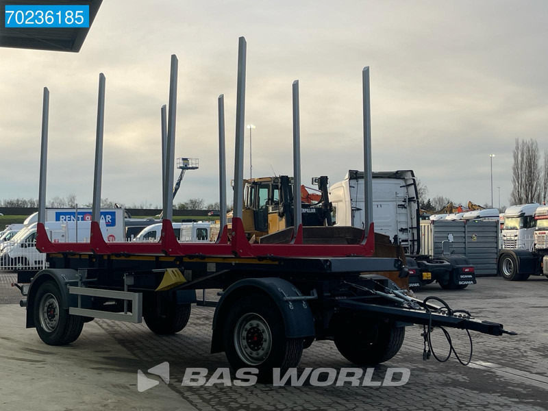 Reboque transporte de madeira novo EUROMIX 2A-CAT Wood Holztransport: foto 4