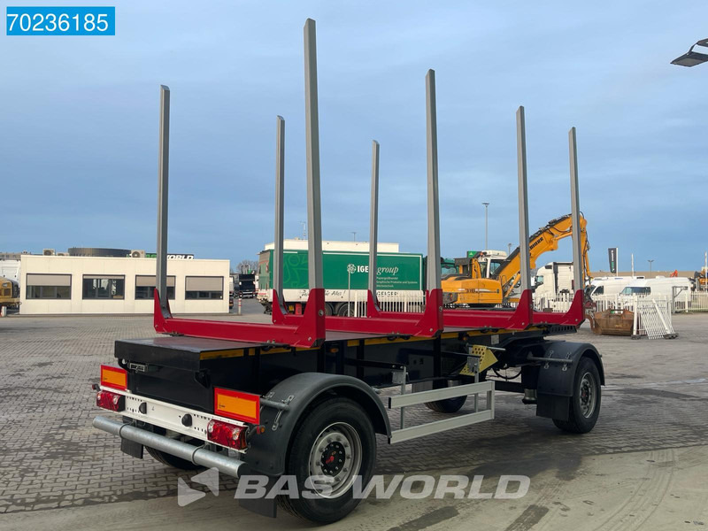 Reboque transporte de madeira novo EUROMIX 2A-CAT Wood Holztransport: foto 6