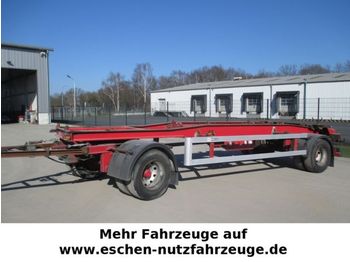 Reboque transportador de contêineres/ Caixa móvel HKM G18 SZL, Schlitten, Luft, BPW: foto 1