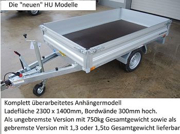 Reboque para carros novo Humbaur - HU132314 Hochlader gebremst 1,3to: foto 1