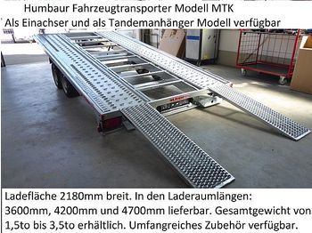 Reboque transporte de veículos novo Humbaur - MTK254222 Fahrzeugtransporter Autotransporter: foto 1