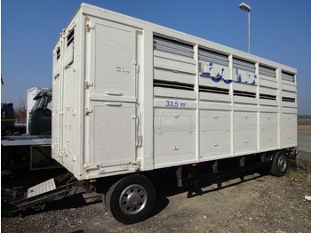 Reboque furgão para transporte de animais KABA 2 -Stock 8,30m kleine Räder: foto 1