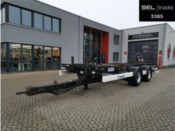 Reboque transportador de contêineres/ Caixa móvel Krone ZZ / Lafette /SAF Achsen /  German: foto 1