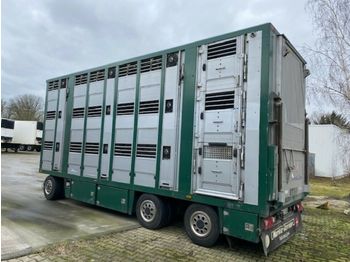Reboque transporte de gado Menke 3 Stock  Vollalu 7,50m: foto 1