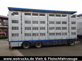 Reboque transporte de gado Menke 4 Stock Ausahrbares Dach  Vollalu Typ 2: foto 1
