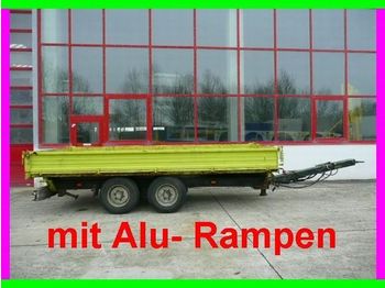 Reboque basculante Obermaier Tandemkipper mit Rampen: foto 1