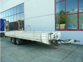 Reboque baixa para transporte de máquinas pesadas Obermaier Tandemtieflader 6,27 m lang, Scheibenbremse, ABS: foto 1