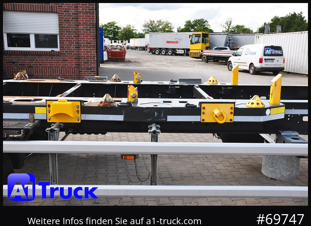Reboque ampliroll/ Multibenne HUEFFERMANN HMA 18.76, Absetzer Luft, scheibenbremse