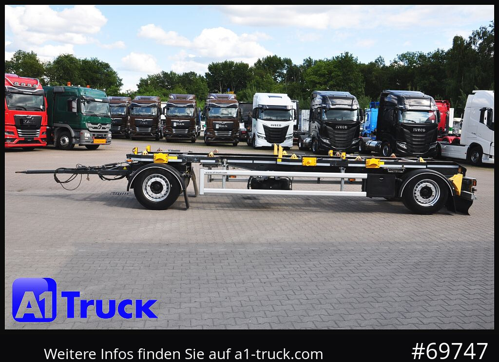 Reboque ampliroll/ Multibenne HUEFFERMANN HMA 18.76, Absetzer Luft, scheibenbremse
