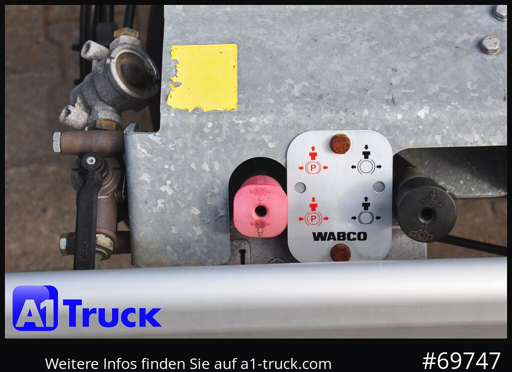 Reboque ampliroll/ Multibenne HUEFFERMANN HMA 18.76, Absetzer Luft, scheibenbremse
