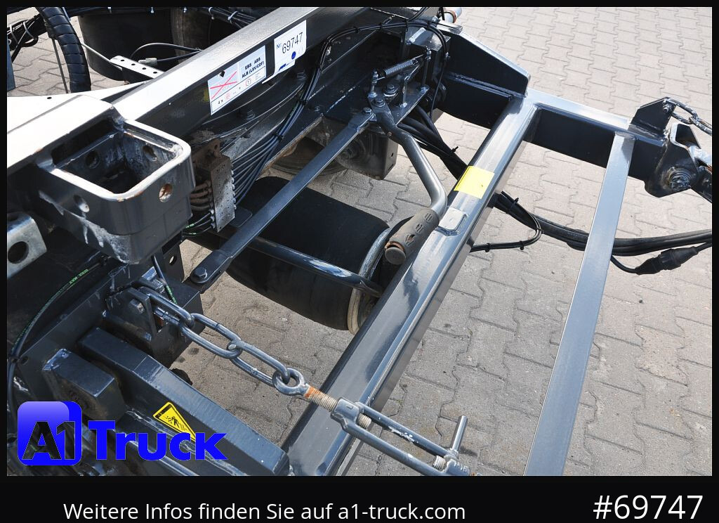 Reboque ampliroll/ Multibenne HUEFFERMANN HMA 18.76, Absetzer Luft, scheibenbremse