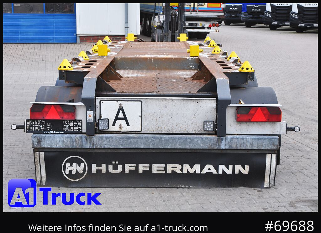 Reboque ampliroll/ Multibenne HUEFFERMANN HMA 2424 Absetzanhänger, Safetyfix