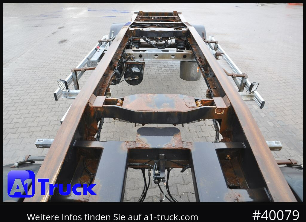 Reboque ampliroll/ Multibenne HUEFFERMANN HSA 1870, Abrollanhänger, Schlitten,