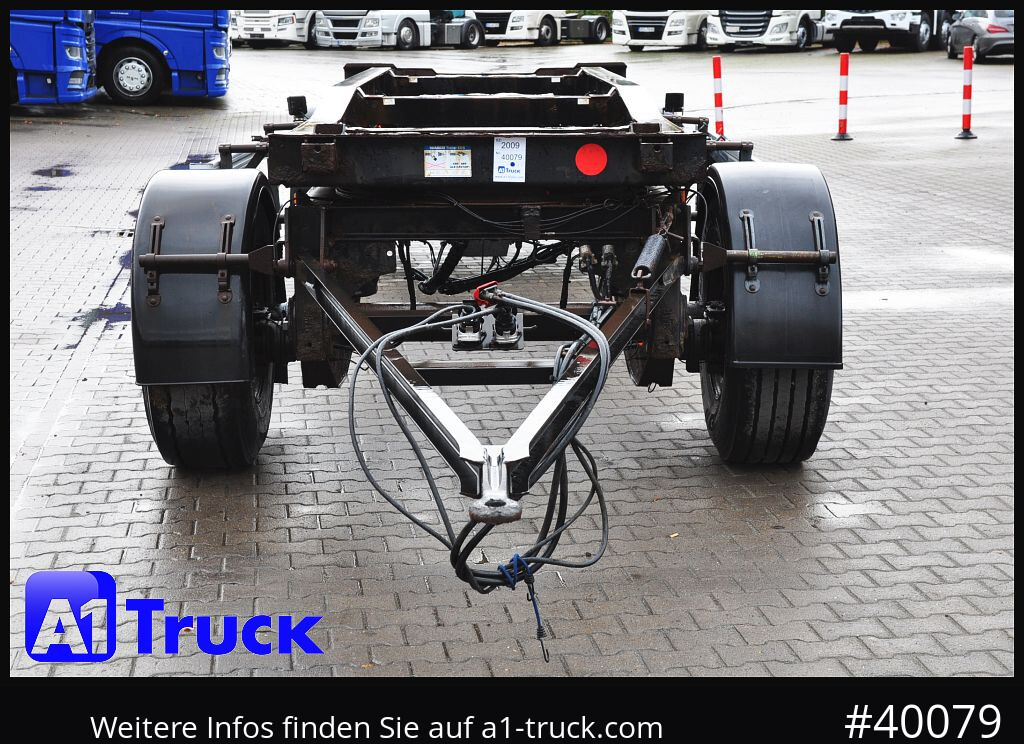 Reboque ampliroll/ Multibenne HUEFFERMANN HSA 1870, Abrollanhänger, Schlitten,