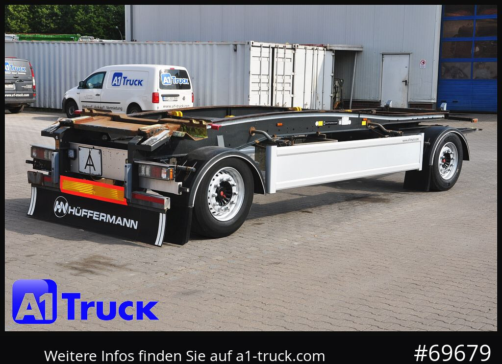 Reboque ampliroll/ Multibenne HUEFFERMANN HSA 1870 Luft, SAF, Scheibenbremse