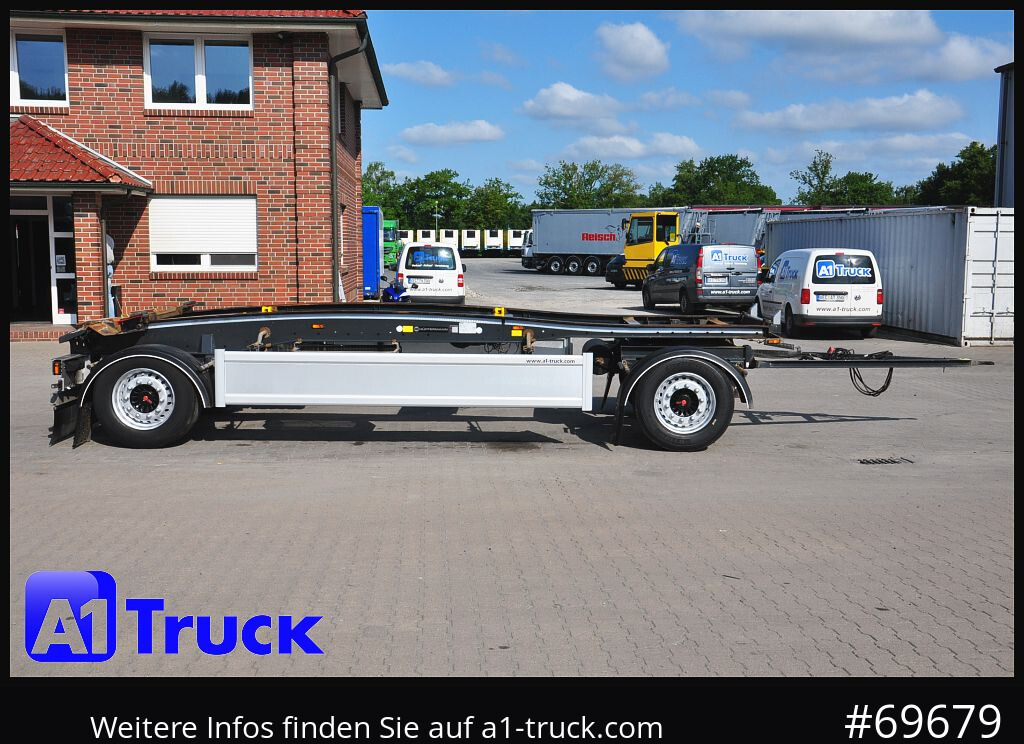 Reboque ampliroll/ Multibenne HUEFFERMANN HSA 1870 Luft, SAF, Scheibenbremse