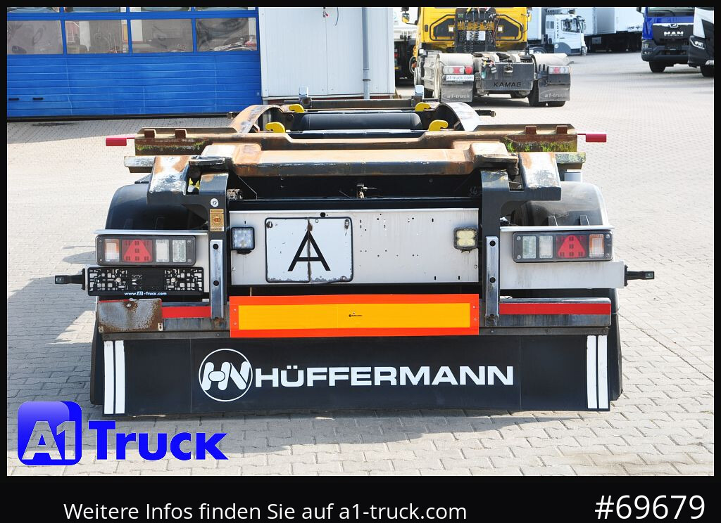 Reboque ampliroll/ Multibenne HUEFFERMANN HSA 1870 Luft, SAF, Scheibenbremse