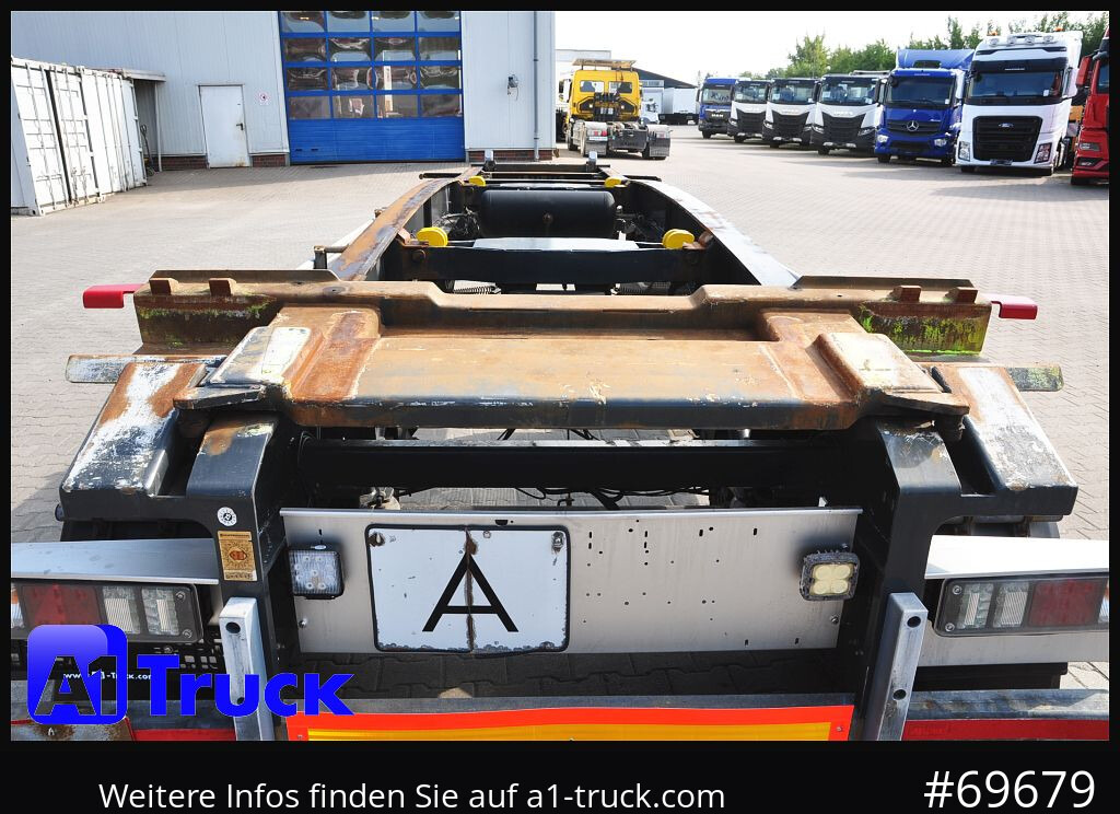 Reboque ampliroll/ Multibenne HUEFFERMANN HSA 1870 Luft, SAF, Scheibenbremse