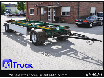 Reboque ampliroll/ Multibenne HUEFFERMANN HSA 1870, Luft, Schlitten, SAF