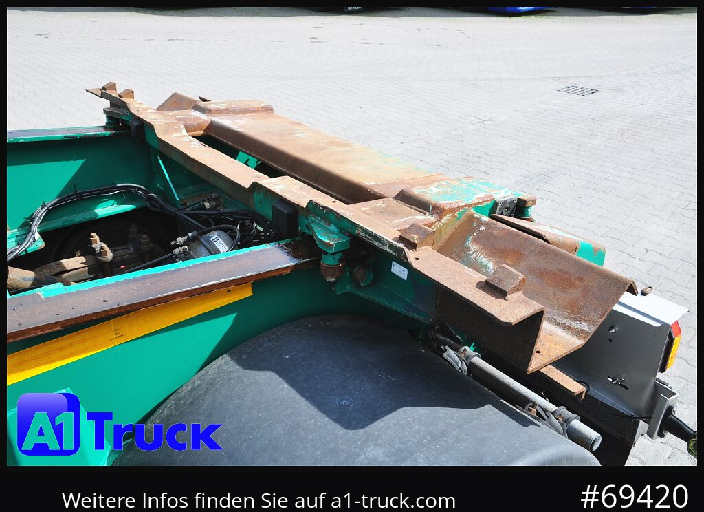 Reboque ampliroll/ Multibenne HUEFFERMANN HSA 1870, Luft, Schlitten, SAF