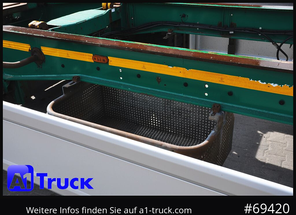 Reboque ampliroll/ Multibenne HUEFFERMANN HSA 1870, Luft, Schlitten, SAF