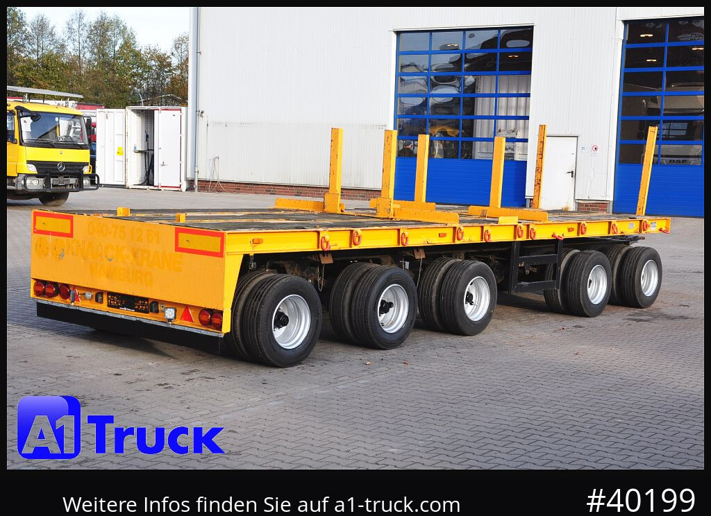 Reboque baixa GOLDHOFER 5 achs  Ballast, Lenkachse, 50to., Schwerlast,