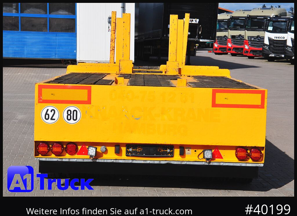 Reboque baixa GOLDHOFER 5 achs  Ballast, Lenkachse, 50to., Schwerlast,