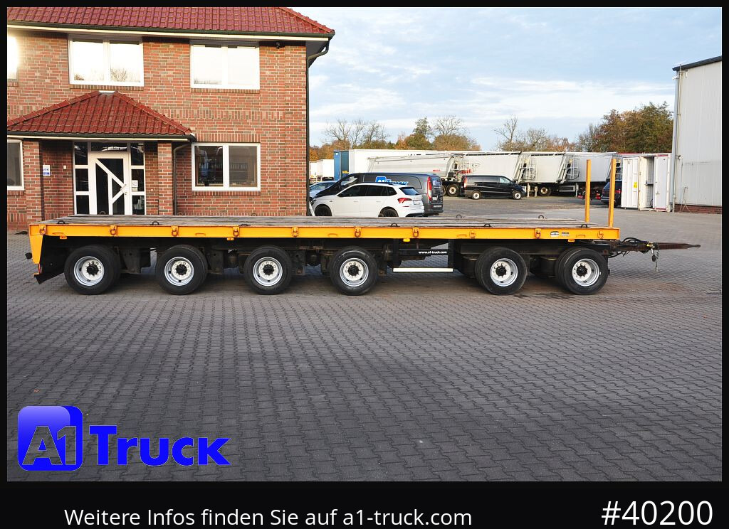 Reboque baixa GOLDHOFER 6achs Plattform, Ballast, 60to., Schwerlast,