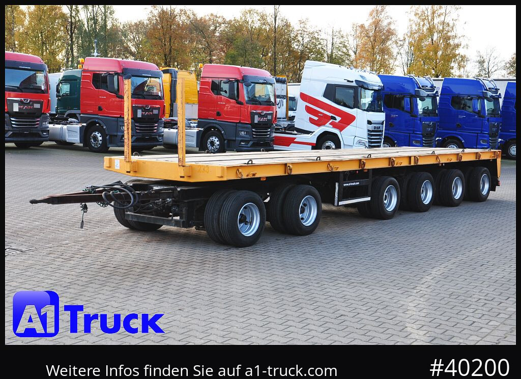 Reboque baixa GOLDHOFER 6achs Plattform, Ballast, 60to., Schwerlast,