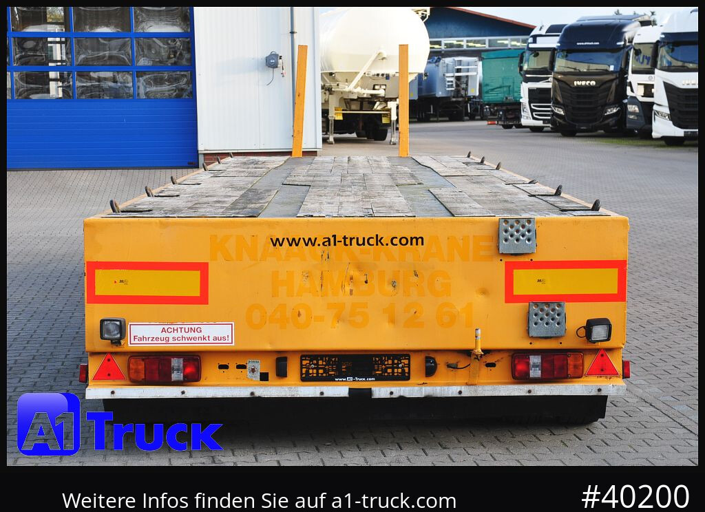 Reboque baixa GOLDHOFER 6achs Plattform, Ballast, 60to., Schwerlast,