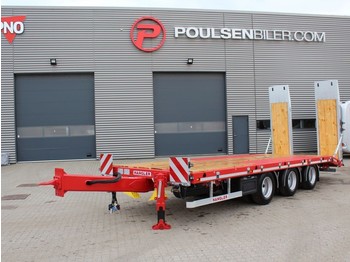 Hangler 3-axle tridem machinery trailer 2.800mm ramps - Reboque baixa