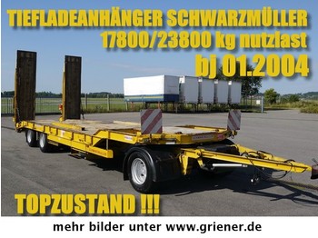 Schwarzmüller TÜ30/100 / TIEFLADEANHÄNGER /FEDERRAMPEN BIS 30t - Reboque baixa