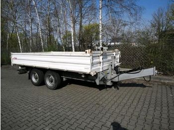 Fliegl Tandem 3  Seiten  Kipper mit Alu  Rampen - Reboque basculante