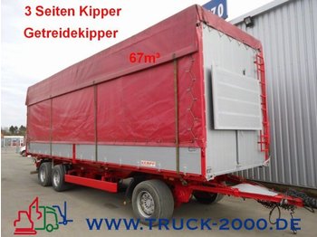 Kempf 3-Seiten Getreidekipper 67m³   9.80m Aufbaulänge - Reboque basculante