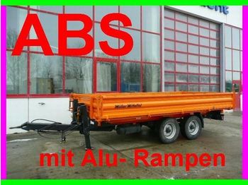 Müller-Mitteltal Tandemkipper mit Alu  Rampen - Reboque basculante
