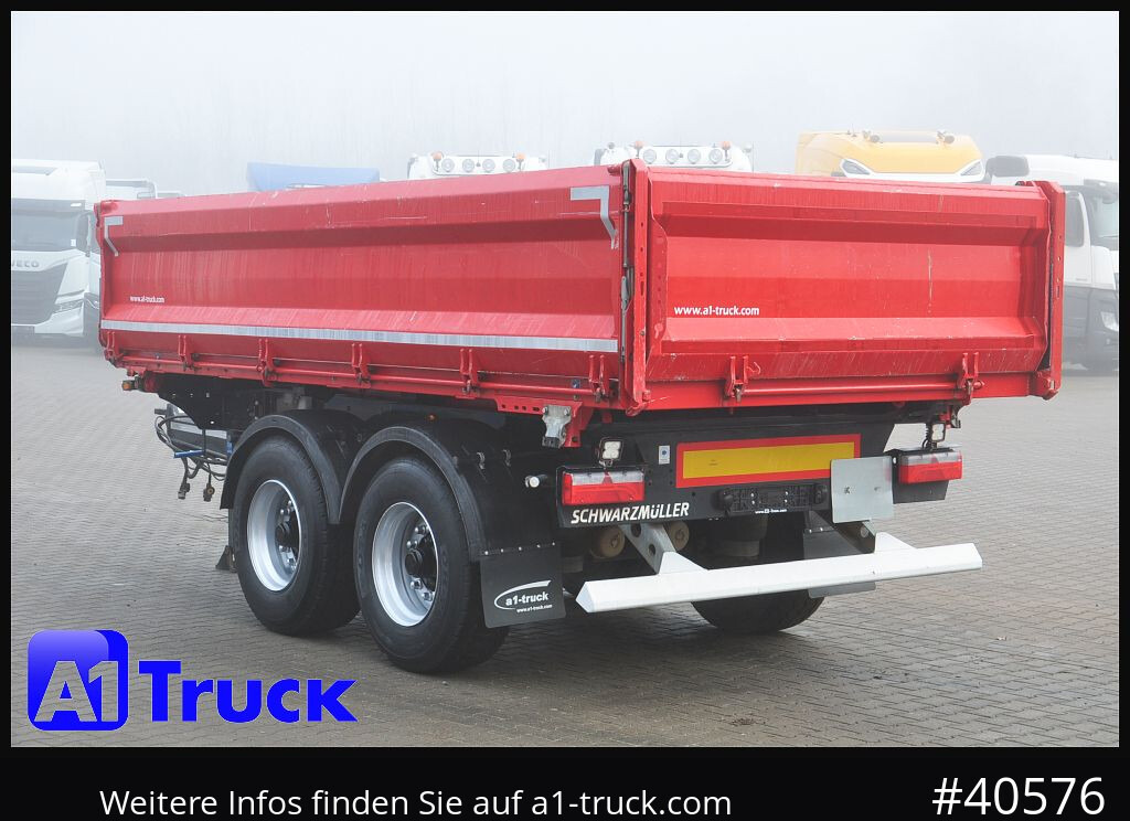 Reboque basculante SCHWARZMUELLER 3 Seitenkipper-Tandem, 11m³, M-Serie