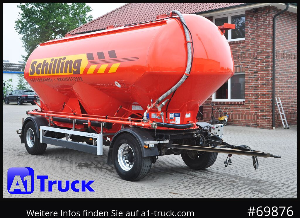 Reboque cisterna FELDBINDER HEUT 31.2 Silo, Futtermittel, 31m³, 3 Kammern,