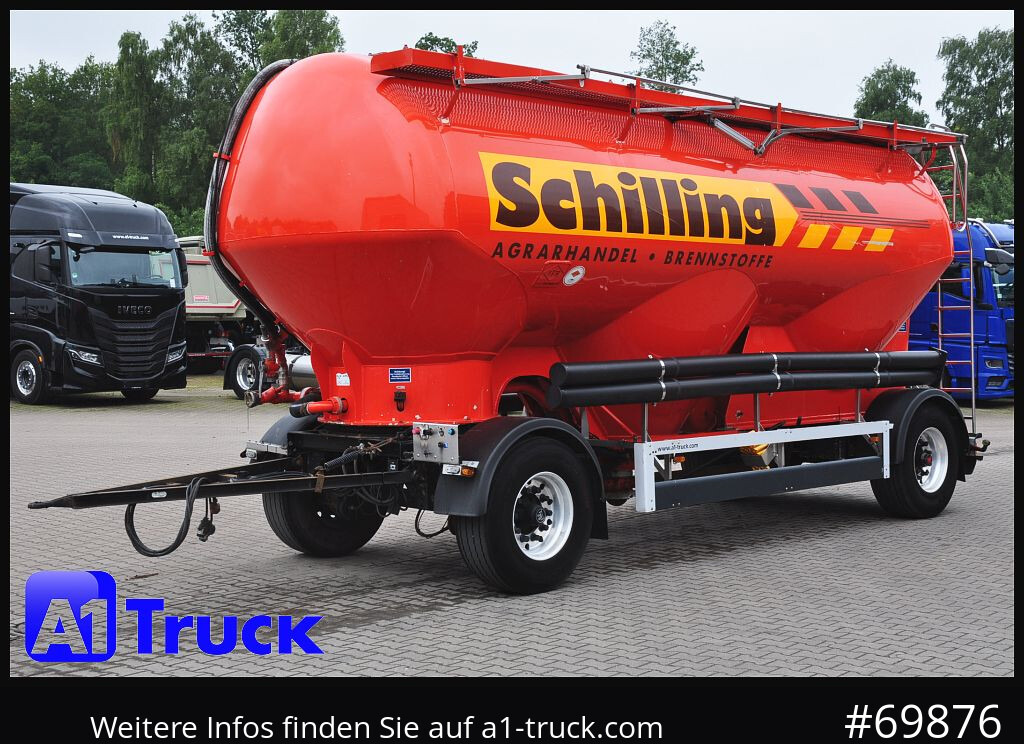 Reboque cisterna FELDBINDER HEUT 31.2 Silo, Futtermittel, 31m³, 3 Kammern,