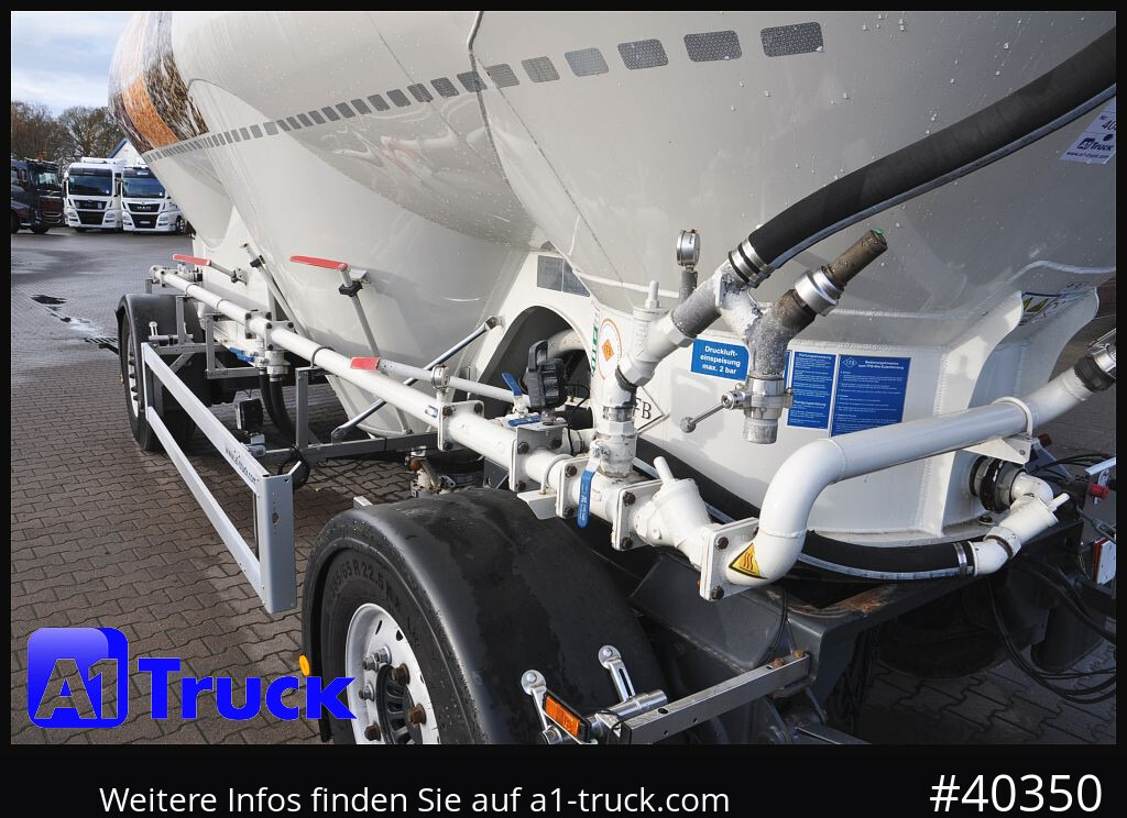 Reboque cisterna FELDBINDER Silo, Futtermittel, 32m³, 4 Kammern,